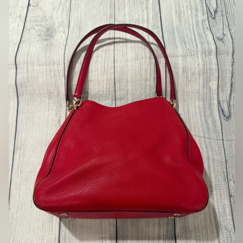 Kate Spade Red Shoulder Bag with Versatile Straps/11x9in - Picture 11 of 15